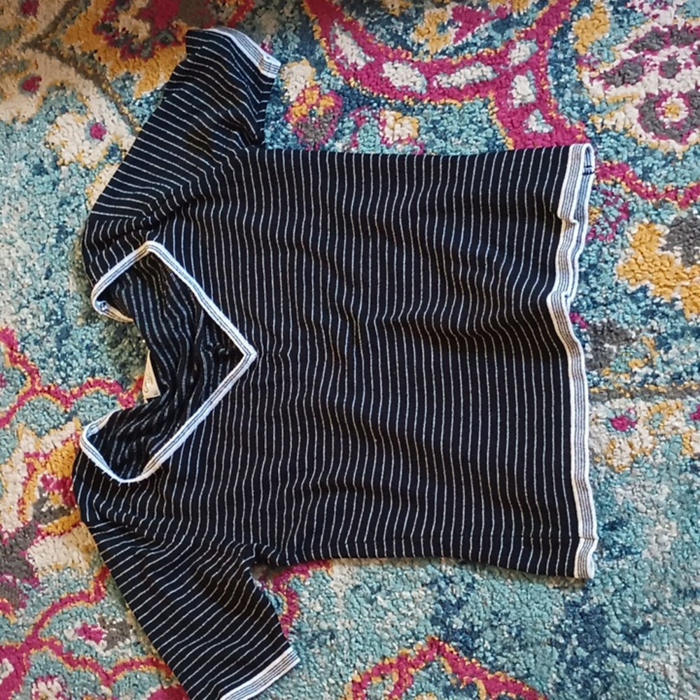 Chessy Lewis Vintage Striped Sweater Top Made in England s